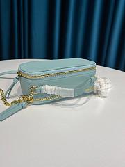 CHLOE C MINI VANITY BAG LIGHT BLUE S225 SIZE 19 CM - 4