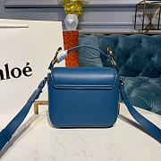 CHLOE MINI C BAG BLUE S193 SIZE 16.5 CM - 5