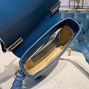 CHLOE MINI C BAG BLUE S193 SIZE 16.5 CM - 3