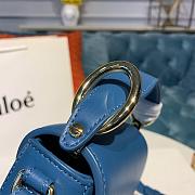 CHLOE MINI C BAG BLUE S193 SIZE 16.5 CM - 2