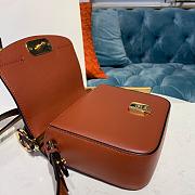 CHLOE MINI C BAG BROWN S193 SIZE 16.5 CM - 4