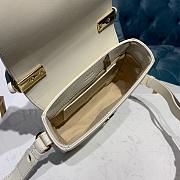 CHLOE MINI C BAG WHITE S193 SIZE 16.5 CM - 4
