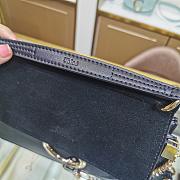 CHLOE FAYE SMALL TOP HANDLE BAG BLACK SIZE 26 CM - 4