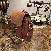 CHLOE MINI FAYE BACKPACK BROWN S232 SIZE 16.5 CM - 6