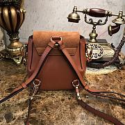 CHLOE MINI FAYE BACKPACK BROWN S232 SIZE 16.5 CM - 2