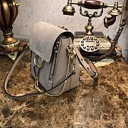  CHLOE MINI FAYE BACKPACK GRAY S232 SIZE 16.5 CM - 5