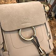 CHLOE MINI FAYE BACKPACK GRAY S232 SIZE 16.5 CM - 2