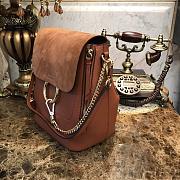 CHLOE FAYE BACKPACK BROWN S1192 SIZE 21.5 CM - 6