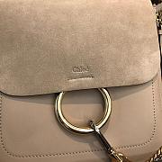 CHLOE FAYE BACKPACK GRAY S1192 SIZE 21.5 CM - 5