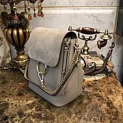 CHLOE FAYE BACKPACK GRAY S1192 SIZE 21.5 CM - 4