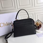 CHLOE FAYE DAY BAG BLACK S322 SIZE 28 CM - 6