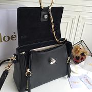 CHLOE FAYE DAY BAG BLACK S322 SIZE 28 CM - 3