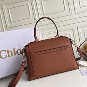 CHLOE FAYE DAY BAG BROWN S322 SIZE 28 CM - 6