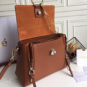 CHLOE FAYE DAY BAG BROWN S322 SIZE 28 CM - 2