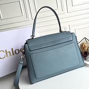 CHLOE FAYE DAY BAG LIGHT BLUE S322 SIZE 28 CM - 4