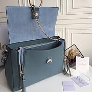 CHLOE FAYE DAY BAG LIGHT BLUE S322 SIZE 28 CM - 3