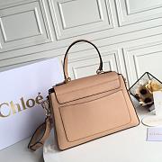 CHLOE FAYE DAY BAG PINK BEIGE S322 SIZE 28 CM - 5