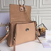 CHLOE FAYE DAY BAG PINK BEIGE S322 SIZE 28 CM - 3