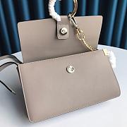 CHLOE FAYE SMALL SHOULDER BAG GRAY S127 SIZE 24 CM - 2