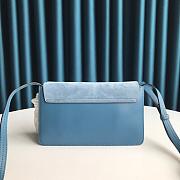 CHLOE FAYE SMALL SHOULDER BAG LIGHT BLUE S127 SIZE 24 CM - 5