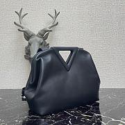 BOTTEGA VENETA POINT BAG BLACK 652446 SIZE 35 CM - 2