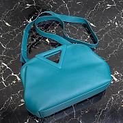 BOTTEGA VENETA POINT BAG PRUSSIAN BLUE 652446 SIZE 35 CM - 5