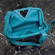 BOTTEGA VENETA POINT BAG PRUSSIAN BLUE 652446 SIZE 35 CM - 6