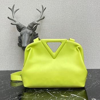 BOTTEGA VENETA POINT BAG LEMON 652446 SIZE 35 CM