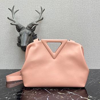 BOTTEGA VENETA POINT BAG PEACHY 652446 SIZE 35 CM