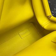 BOTTEGA VENETA POINT BAG YELLOW 652446 SIZE 35 CM - 5