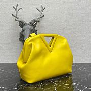 BOTTEGA VENETA POINT BAG YELLOW 652446 SIZE 35 CM - 2
