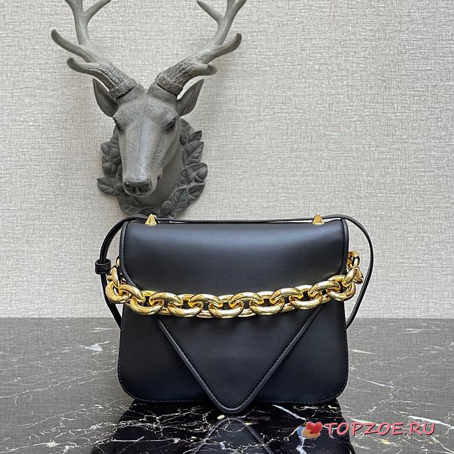 BOTTEGA VENETA MOUNT BLACK 667399 SIZE 21 CM - 1