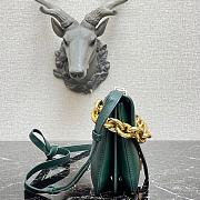 BOTTEGA VENETA MOUNT EMERALD GREEN 667399 SIZE 21 CM - 6