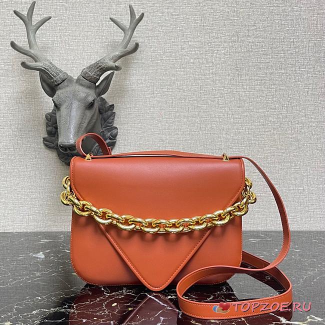 BOTTEGA VENETA MOUNT BROWN 667399 SIZE 21 CM - 1