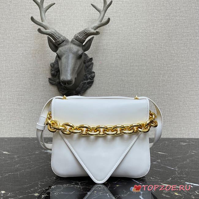 BOTTEGA VENETA MOUNT WHITE 667399 SIZE 21 CM - 1