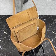 BOTTEGA VENETA ARCO DARK BEIGE 666874 SIZE 33 CM - 2