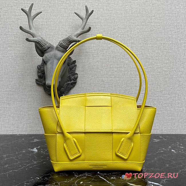 BOTTEGA VENETA ARCO YELLOW 666874 SIZE 33 CM - 1