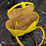 BOTTEGA VENETA SMALL ARCO YELLOW 666873 SIZE 29 CM - 3