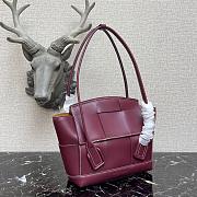 BOTTEGA VENETA ARCO BORDEAUX 666874 SIZE 33 CM - 6