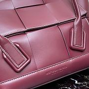 BOTTEGA VENETA ARCO BORDEAUX 666874 SIZE 33 CM - 5