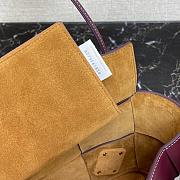 BOTTEGA VENETA ARCO BORDEAUX 666874 SIZE 33 CM - 4