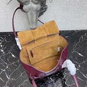 BOTTEGA VENETA ARCO BORDEAUX 666874 SIZE 33 CM - 2