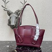 BOTTEGA VENETA ARCO BORDEAUX 666874 SIZE 33 CM - 3