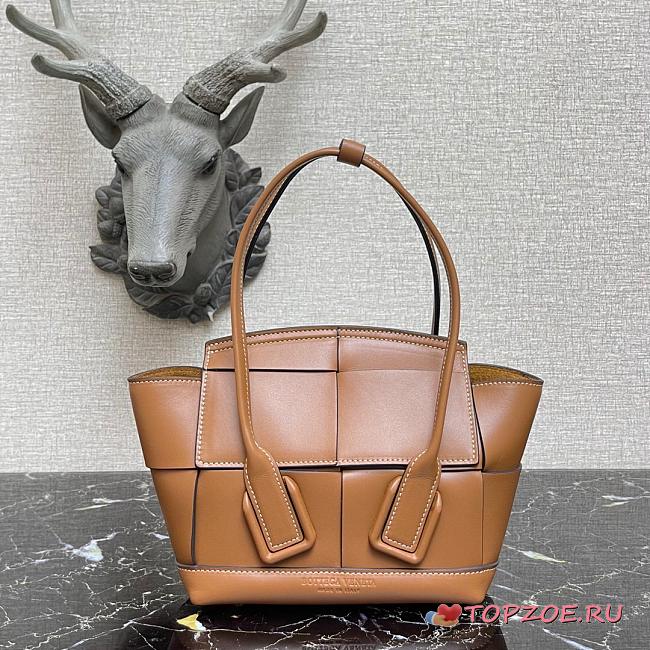BOTTEGA VENETA SMALL ARCO BROWN 666873 SIZE 29 CM - 1