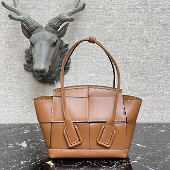 BOTTEGA VENETA SMALL ARCO BROWN 666873 SIZE 29 CM