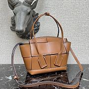 BOTTEGA VENETA SMALL ARCO BROWN 666873 SIZE 29 CM - 5