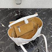 BOTTEGA VENETA SMALL ARCO SMOOTH LEATHER WHITE 666873 SIZE 29 CM - 5