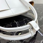 BOTTEGA VENETA SMALL ARCO SMOOTH LEATHER WHITE 666873 SIZE 29 CM - 4