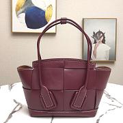 BOTTEGA VENETA SMALL ARCO BORDEAUX 666873 SIZE 29 CM - 5