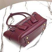 BOTTEGA VENETA SMALL ARCO BORDEAUX 666873 SIZE 29 CM - 4